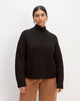 The Cloud Oversized Turtleneck | Black