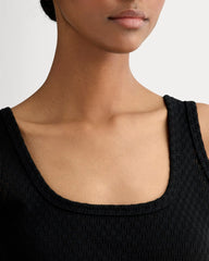The Pointelle Cami | Black