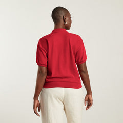The Oversized Polo | Goji Berry