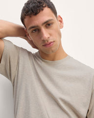 The Premium-Weight Relaxed Crew | Uniform | Heathered Oatmeal