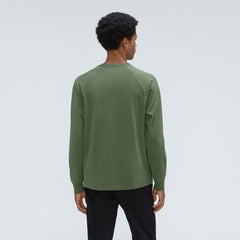 The Premium-Weight Long-Sleeve Crew | Uniform | Forest Green