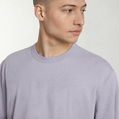 The Everyone Relaxed Hemp Tee | Lilac Grey