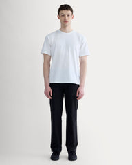 The Premium-Weight Relaxed Crew | Uniform | White