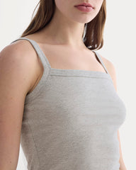 The Essential Square-Neck Tank | Heathered Grey
