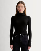 The Turtleneck in Ultrasoft Merino | Black