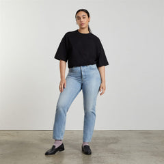 The Premium Weight Relaxed Tee | Black