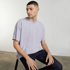 The Everyone Relaxed Hemp Tee | Lilac Grey