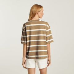 The Premium Weight Relaxed Tee | Iced Coffee / Tan