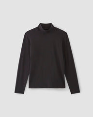The Organic Cotton Long-Sleeve Turtleneck | Black