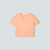 The Organic Cotton Slouchy V-Neck | Apricot