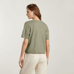 The Organic Cotton Slouchy V-Neck | Reed