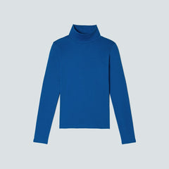 The Organic Cotton Turtleneck | Lapis Blue