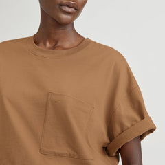 The Organic Cotton Relaxed Pocket Tee | Toasted Coconut