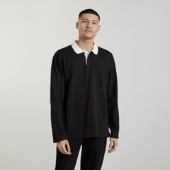 The Premium-Weight Rugby Shirt | Black