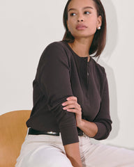 The Waffle Henley | Black