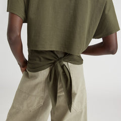 The Organic Cotton Tie Back Tee | Kalamata
