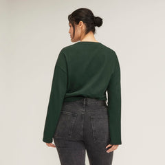 The Organic Cotton Relaxed Long Sleeve Tee | Scarab