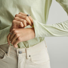 The Organic Cotton Turtleneck | Seafoam Green