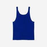 The Pima Micro-Rib Short Tank | Cobalt