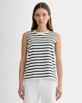 The Mariner Tank | Black / Canvas Tan