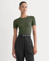 The Luxe Rib Crew | Dark Forest