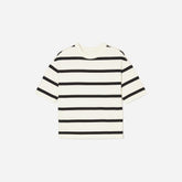 The Premium Weight Relaxed Tee | Black / Canvas