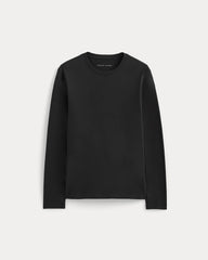 The Essential Organic Long-Sleeve Tee | Black