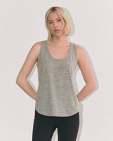 The Perform Tank | Heathered Grey / Olive