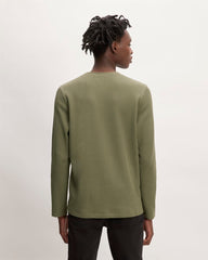 The Waffle Long-Sleeve Henley | Kalamata