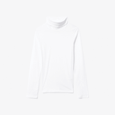 The Organic Cotton Turtleneck | White