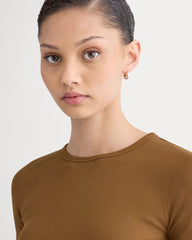 The Luxe Rib Crew | Toffee