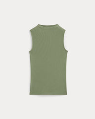 The Luxe Rib Funnel-Neck Tank | Sagebrush