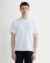 The Premium-Weight Relaxed Crew | Uniform | White