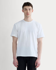 The Premium-Weight Relaxed Crew | Uniform | White