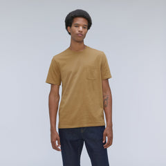 The Organic Cotton Pocket Tee | Dark Brown