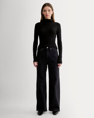 The Turtleneck in Ultrasoft Merino | Black