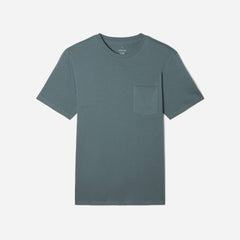 The Organic Cotton Pocket Tee | Greyish Blue
