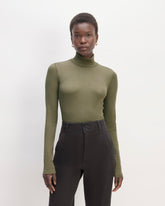 The Luxe Rib Turtleneck | Kalamata