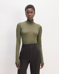 The Luxe Rib Turtleneck | Kalamata
