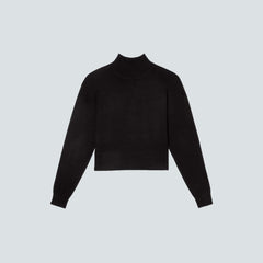 The Luxe Merino Turtleneck | Black