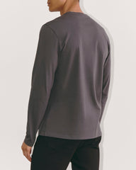 The Essential Organic Long-Sleeve Tee | Graphite