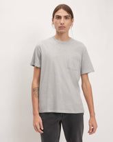 The Organic Cotton Pocket Tee | Heathered Grey