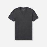 The Organic Cotton V-Neck Tee | Heather Charcoal