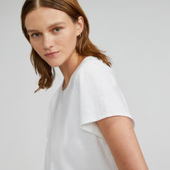 The Relaxed Hemp Tee | White