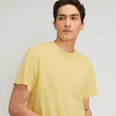 The Premium-Weight Relaxed Crew | Uniform | Pale Yellow
