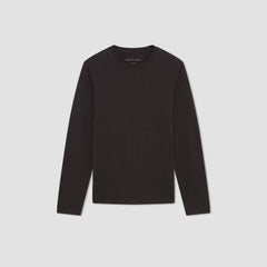 The Essential Organic Long-Sleeve Tee | Vintage Black