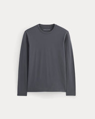 The Essential Organic Long-Sleeve Tee | Graphite