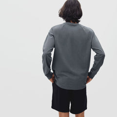 The Premium-Weight Long-Sleeve Crew | Uniform | Slate