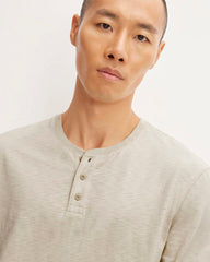 The Slub Long-Sleeve Henley | Pelican
