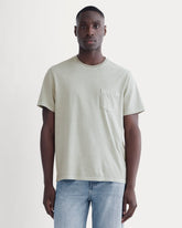 The Essential Organic Garment-Dyed Crew | Seagrass